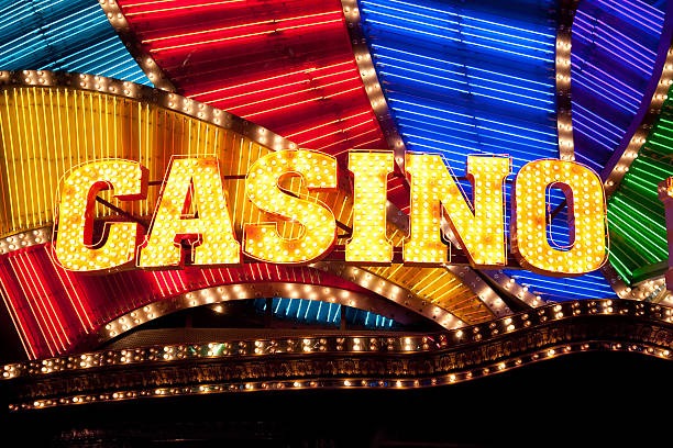 Close-up of baccarat cards and betting layout